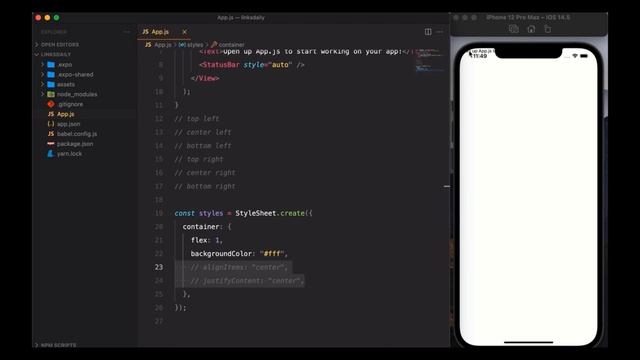 Flex Layout and Positioning in React Native - React Native Course 2022 - React Native Tutorial #2 смотреть онлайн