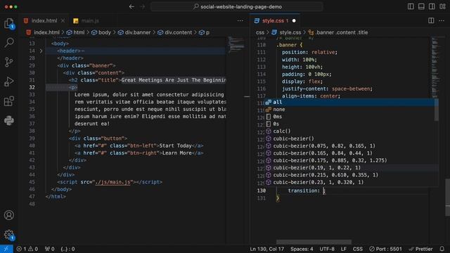 Light & Dark Website: Crafting a Social Networking Website Landing Page with HTML, CSS & JavaScript смотреть онлайн