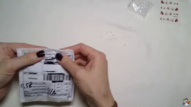 Посылка с Aliexpress #12 (Новогодние серьги, наклейки на ногти) смотреть онлайн