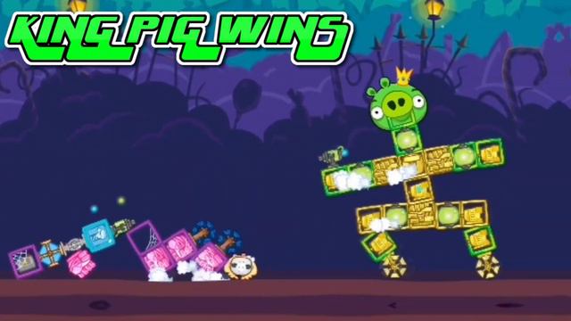 RARITY VS KING PIG! - Epic Battle In Bad Piggies смотреть онлайн