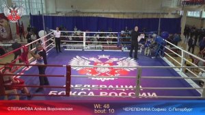 Всероссийские соревнования по боксу среди юниорок(17-18) и девушек (15-16) Финалы