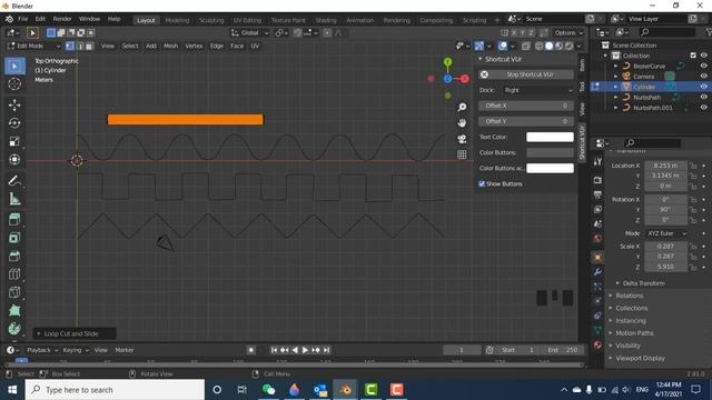 Sine Wave, Square Wave and Triangle Wave in blender | Sine, squre & triangle in blender 2.9 смотреть онлайн