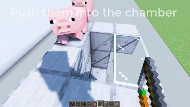 Minecraft 1.17 NEW Automatic Pig Farm Survival Tutorial смотреть онлайн