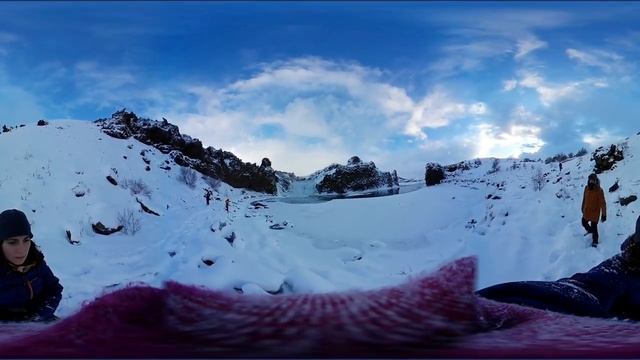 Hjalparfoss Waterfall-Iceland смотреть онлайн