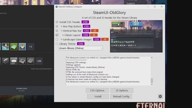 Customise Your Steam Library! SteamUI-OldGlory Release 4 Guide