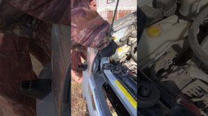 Регулировка форсунки омывателя фары Nissan x-trail T30