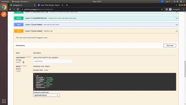 Отправка запросов в Swagger Petstore, часть 3