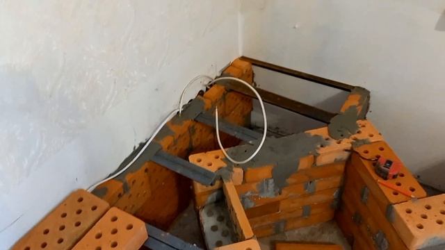 Камин угловой с чугунной топкой (часть 2) смотреть онлайн