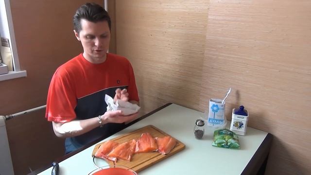 Как вкусно засолить форель смотреть онлайн