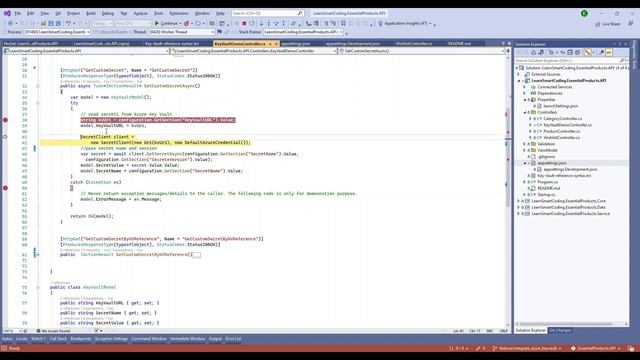 Retrieving Secrets from Azure Key Vault in .NET Core: A Step-by-Step Guide | Azure | AZ-204 | LSC смотреть онлайн