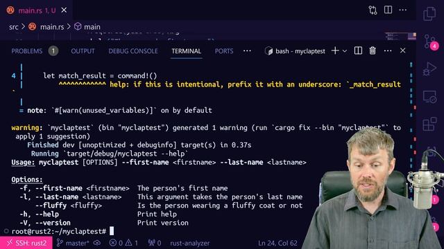 Parse Rust CLI Args With Clap ? Rust Tutorial смотреть онлайн