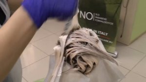 Исправление неудачного осветления и коррекция блонда. Окрашивание русый блондин.