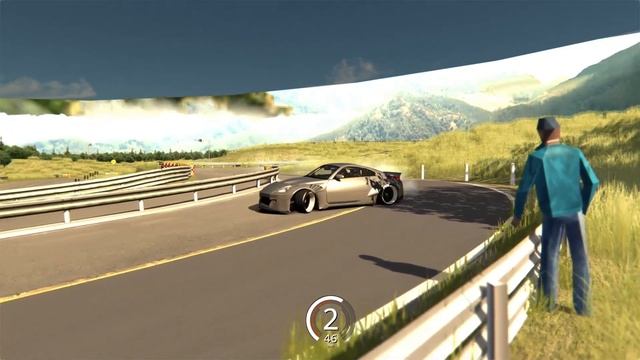 Nissan 350z SimDrift 2 thrustmaster t150 assetto corsa смотреть онлайн