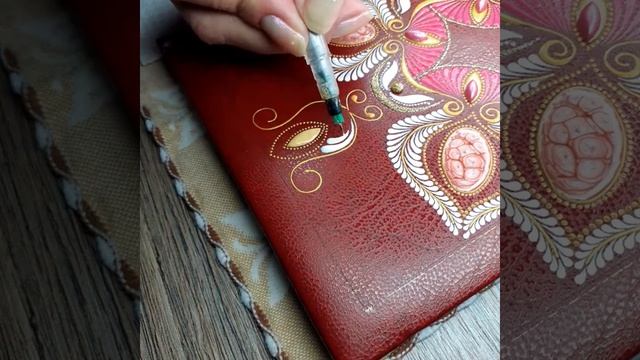 Точечная роспись ежедневника смотреть онлайн