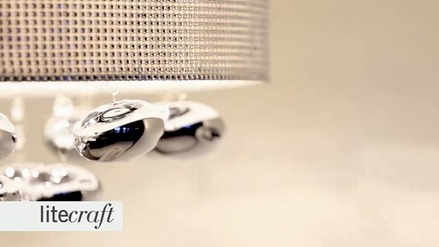 Diamante 8 Light Mesh Ceiling Pendant - Chrome | Litecraft - Lighting Your Home смотреть онлайн