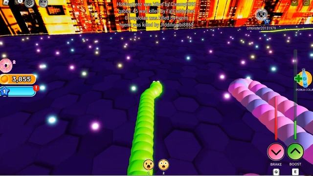 Let's Eat Some Biggest Snake in Slither Simulator in Roblox! смотреть онлайн