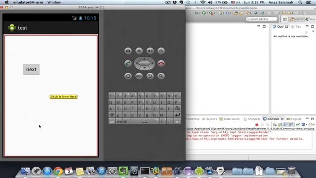 Sikuli Java API AVD Interaction (visual detection) смотреть онлайн