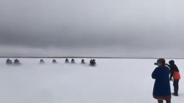 Форсаж по Ямальски, гонки на буранах смотреть онлайн