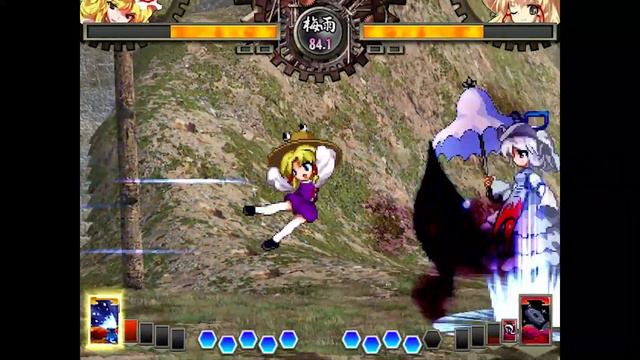 Irock194 (Yukari) vs Suwako! (Suwako) [Suwako] | Touhou Hisoutensoku смотреть онлайн