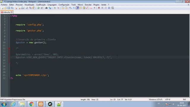 031 PHP 2017 PHP e MySQL testes a utilizacao da classe PDO смотреть онлайн