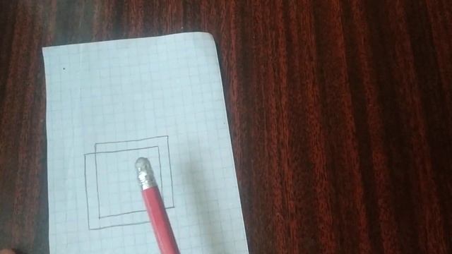 рисуем объемный квадрат смотреть онлайн
