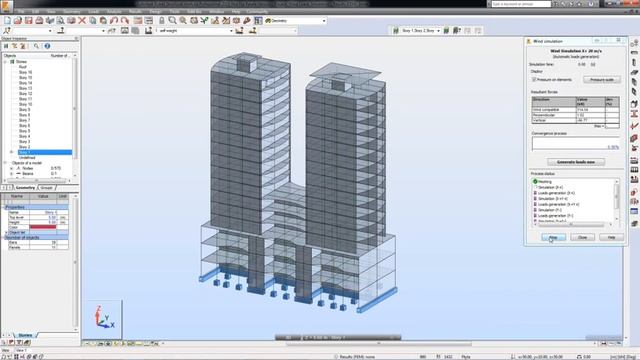Autodesk Robot Structural Analysis - Моделирование ветровой нагрузки смотреть онлайн