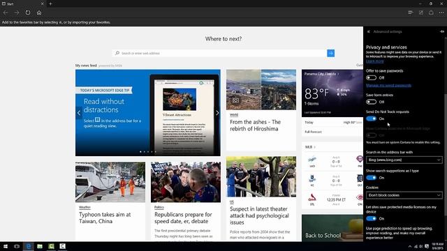 Microsoft Edge Settings смотреть онлайн