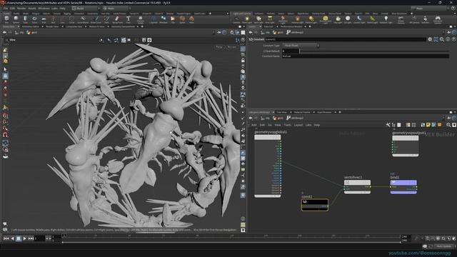 Rotation Attribute, Randomizing Orientation – Houdini Attributes and VOPs ep. 6 смотреть онлайн