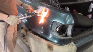 Как снять старую шпаклёвку с авто.