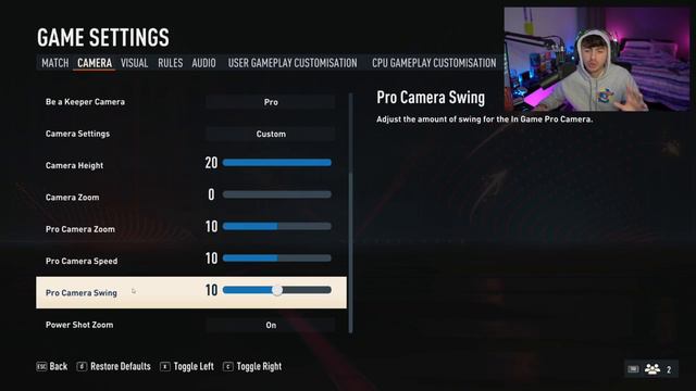 THE BEST CAMERA SETTING FOR FIFA 23! (FIFA 23 Camera Settings)