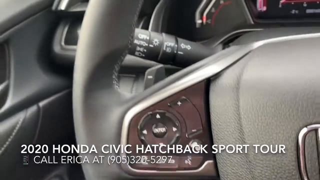 2020 Honda Civic HB sport Touring White смотреть онлайн