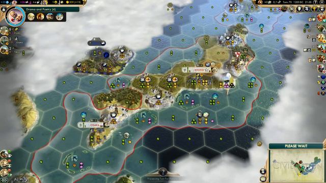 Япония в Civilization 5 BNW. Часть вторая. смотреть онлайн