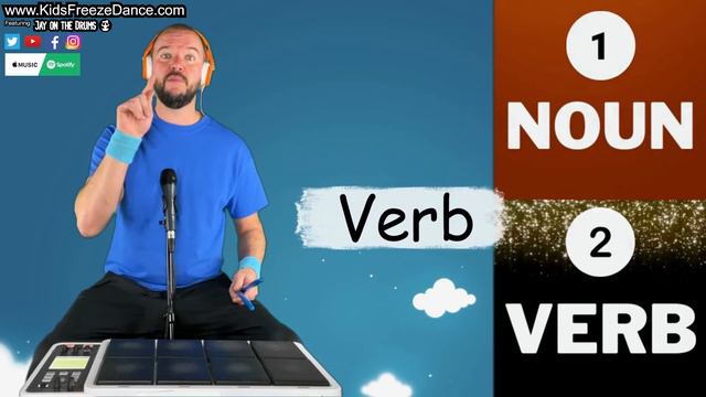 Kids Freeze Dance | Noun or Verb brain break, song and game! смотреть онлайн