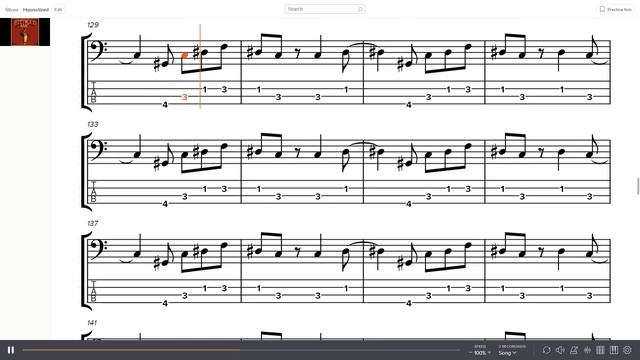 Fleetwood Mac - Hypnotized Bass Tab смотреть онлайн