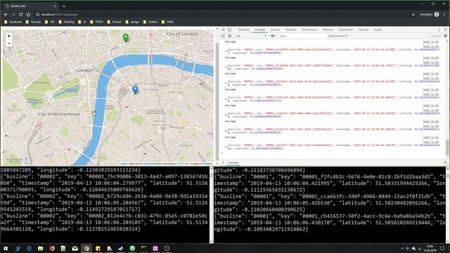 Realtime Maps - Kafka, Python, Leaflet.js - Introduction (1) смотреть онлайн