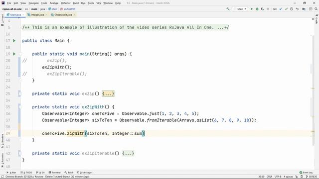 #30 RxJava - Operators - 3 ways to Zip Observables - Different than merge? смотреть онлайн