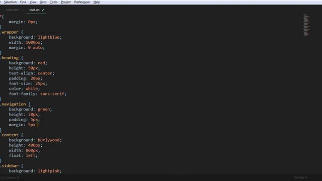 How to Quickly Create a Website using HTML/CSS | Beautify using CSS | Create Layout #2 смотреть онлайн