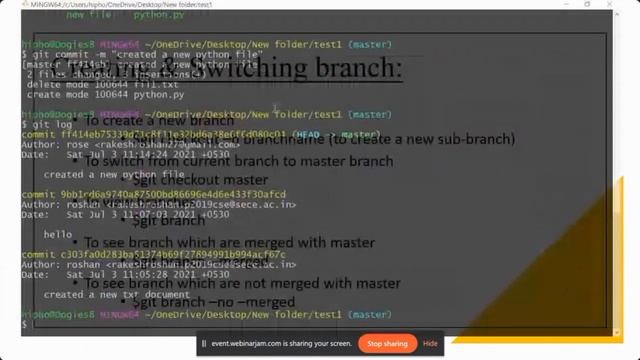 Student Webinar Series 2021 - Week 3 - Version Control System using Git смотреть онлайн