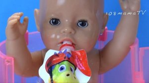 Плохая Привычка-Кушает в Душе Мультики Как Мама играла с Беби Бон Куклы Пупсики 108мама тв