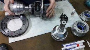 Замена деталей дифференциала ф16 опель часть 2