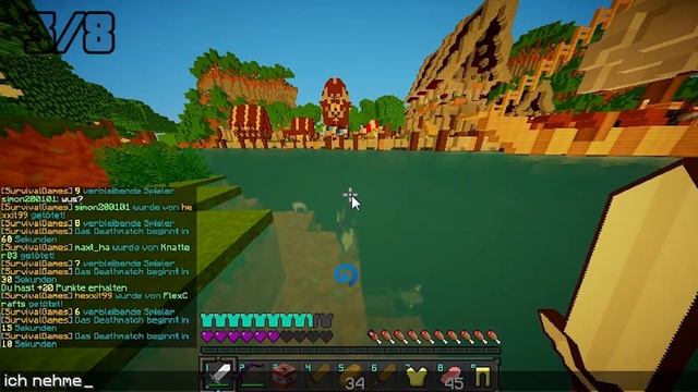 SCHLACHTER MODUS AN - MULTIKILL!! - QUICK SURVIVAL GAMES [MineCraft PVP] [Deutsch] [HD] | FlexCraft смотреть онлайн