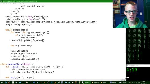Python Pygame Platformer Tutorial Day 10 / Displaying Player смотреть онлайн