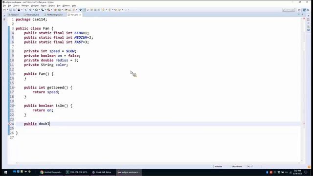 CSE114 Computer Science I: CSE114 Labs 5 and 6 смотреть онлайн