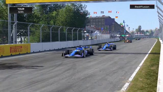 F1® 22 - MyTeam Ep.42 : RICCIARDO ET VERSTAPPEN ÉCHAPPENT LA VICTOIRE AU GRAND PRIX DU CANADA !!! смотреть онлайн