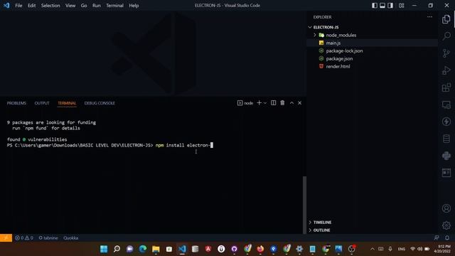 ELECTRON JS - INTRODUCTION & SETUP смотреть онлайн