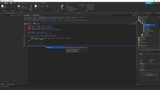 How To Make a Game Menu (ROBLOX STUDIO) (EASY!) смотреть онлайн