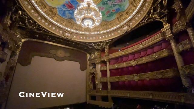 Palais Garnier 4K - Opéra Garnier, Paris / France - Grand Escalier, Auditorium