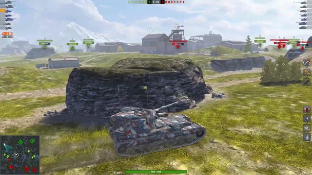 FV215b 183 , врывается на 5300 урона в гравитацию с двух ног #tanksblitz #gravitation смотреть онлайн