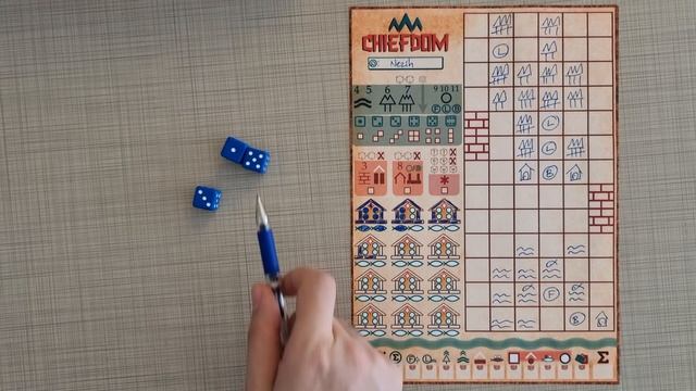 Chiefdom - Single Sheet Roll & Write Game - Tutorial & Playthrough смотреть онлайн