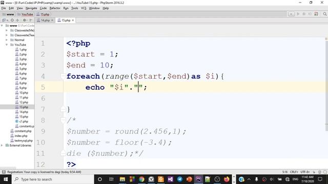 12) Learn PHP with Dagmawi-Abate;Rounding Floating-Point Numbers and Random Numbers;Amharic смотреть онлайн